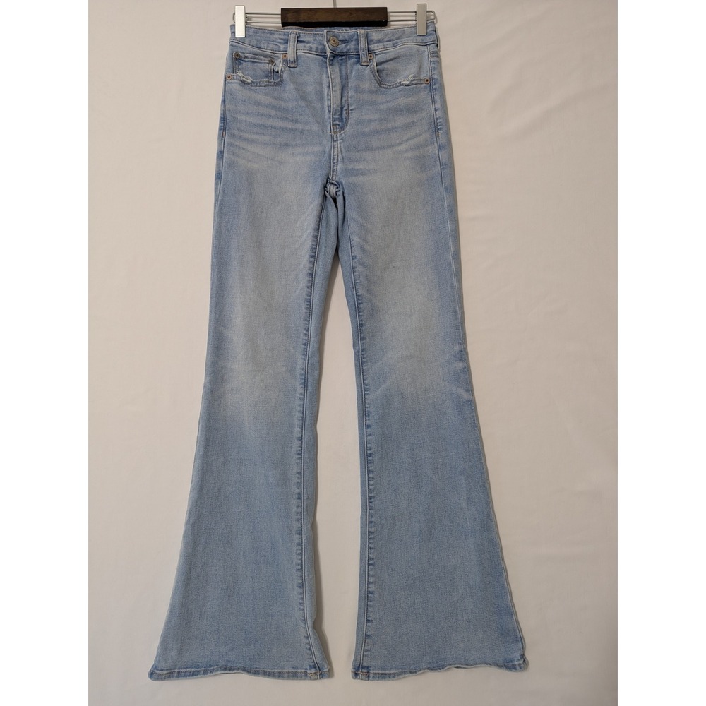 American Eagle Outfitters Light Blue Flare Jeans